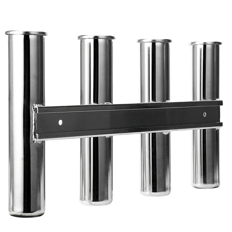 

High Quality Marine Accessories 4 Fishing Rod Rack 316 Stainless Steel Boat Rod Holder