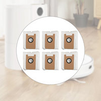 Robust Replacement Dust Bags for Ultenic For T10 Lite Robot Vacuum Cleaner 6 Pack to Maintain Hygiene in Your Home