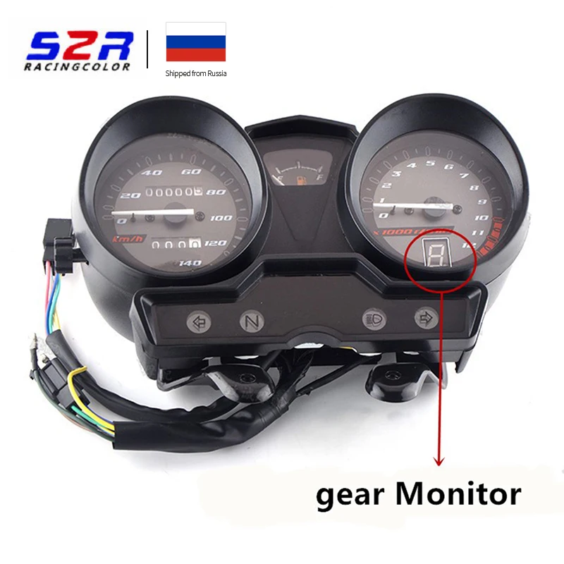 Motorcycle Tachometer For YAMAHA YB125Z Meter Gauge Motor Tacho Instrument YBR Factor JYM 125 YBR125 YJM125 Hornet Speedometer