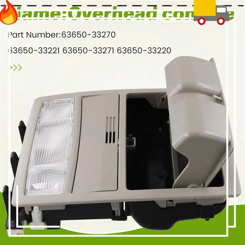 

Roof Headlight Overhead Console Dome Light Lamp 63650-33270 63650-33221 For Toyota Camry 2006-2011