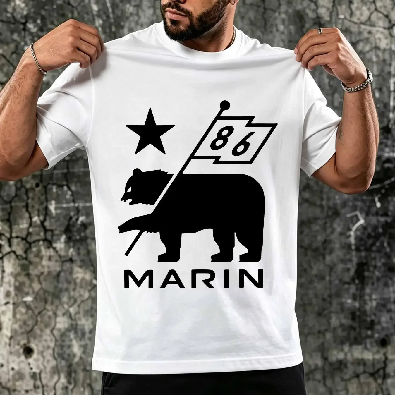 washed T Shirt Marin Bikes bicycle long or short sleeves vintage Washed graphic Soft streetwear designer clothes