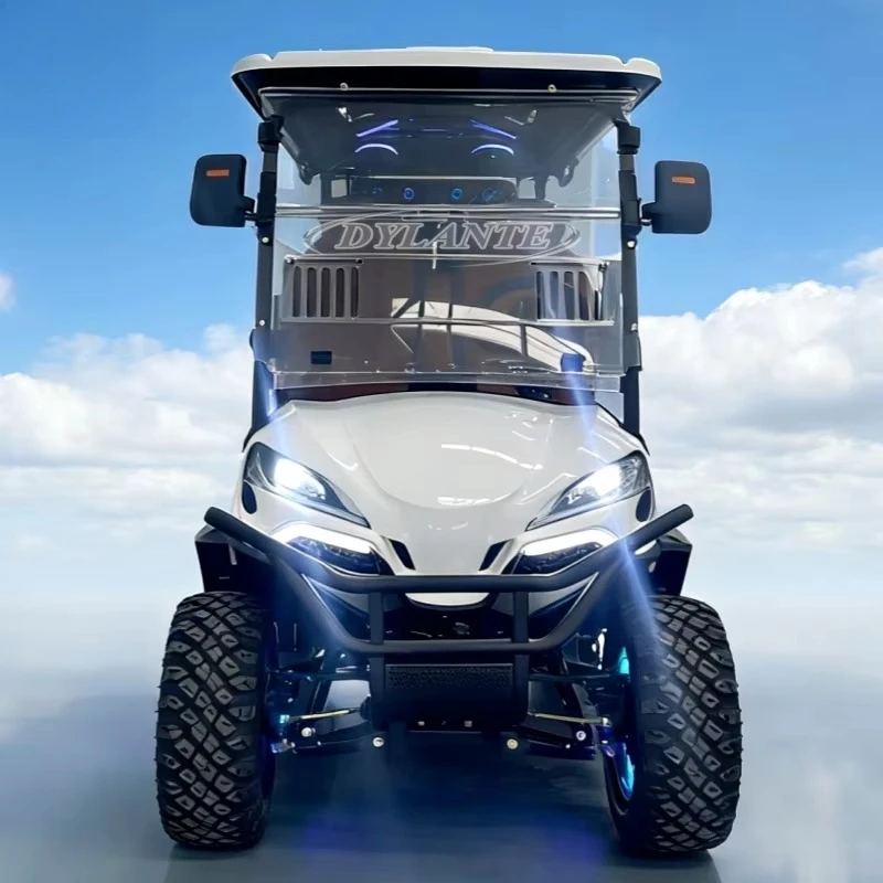 Custom VIP Honoured Guest Golf Cart 4 Wheel Drive Street Legal Lithium Battery 2 4 6 Seater Electric Golf Cart Adult For Sale