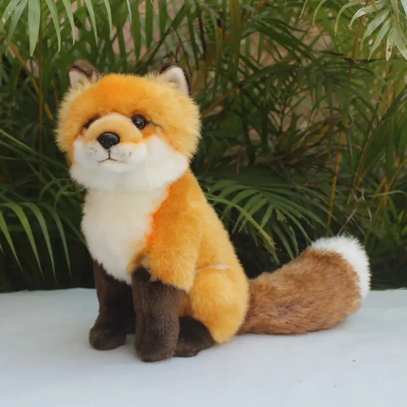 

Имитация милой куклы Red Fox, подарочные товары для мужчин и подруг, полипропилен, высота сидения 24 см