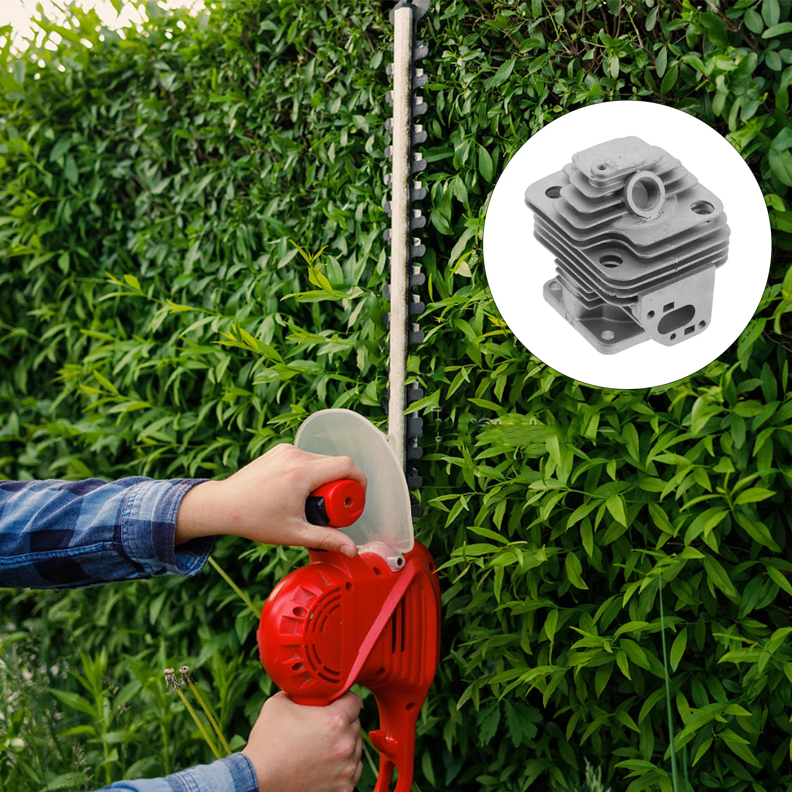 

2 Stroke Hedge Trimmer Cylinder Piston Kit 32 34 36 Engine Replacement Chainsaw Gasket Set Cylinder Head Assembly Repair Kit