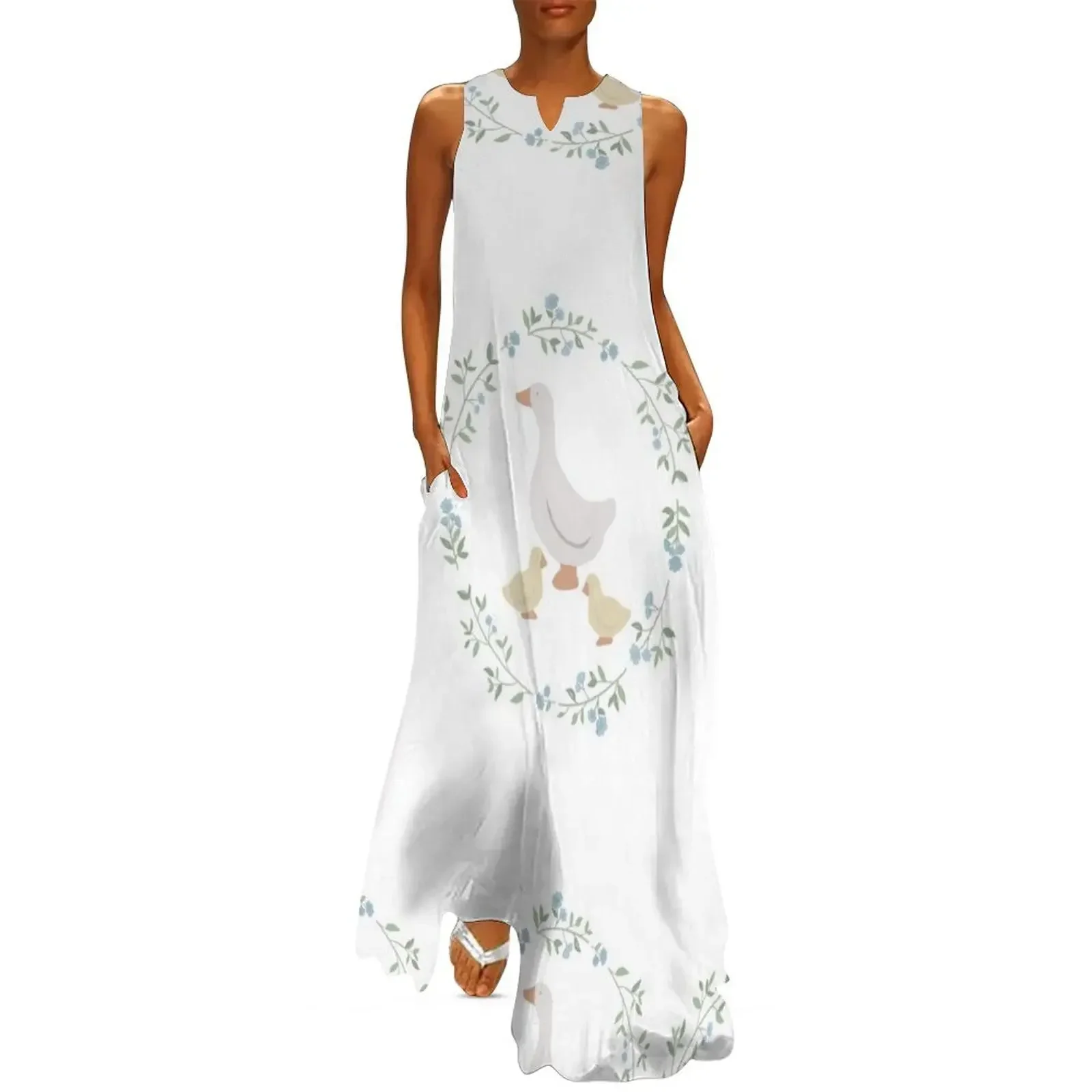 

Sweet Geese Long Dress women party dresses Prom gown summer women's suit birthday dress for women luxury 2025 Dress