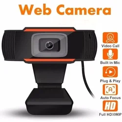 USB Webcam Drive-Free Computer Webcam  Webcasting HD Video Conferencing E-learning Strong Compatibility Meet Most Systems