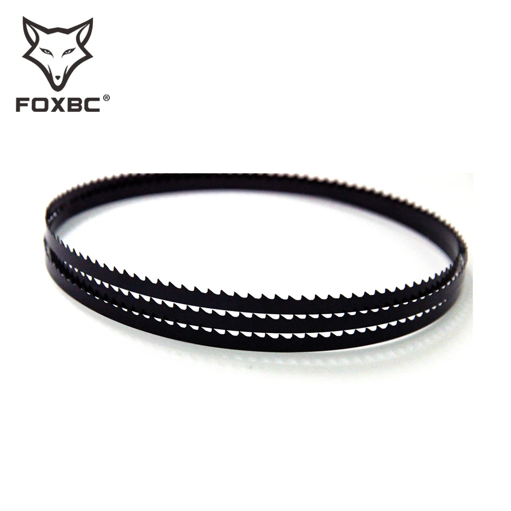 FOXBC 1500X10X0.5 مللي متر البكرات المنشارية 4 6 10 14 TPI الكربون الفرقة مناشير 1500 مللي متر النجارة أدوات اكسسوارات 2 قطعة