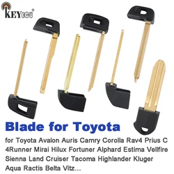 KEYECU Rmote Key Blade Only Blade per Toyota Avalon Auris Camry Corolla Rav4 Prius C 4runner Mirai Hilux Fortuner Alphard Estima