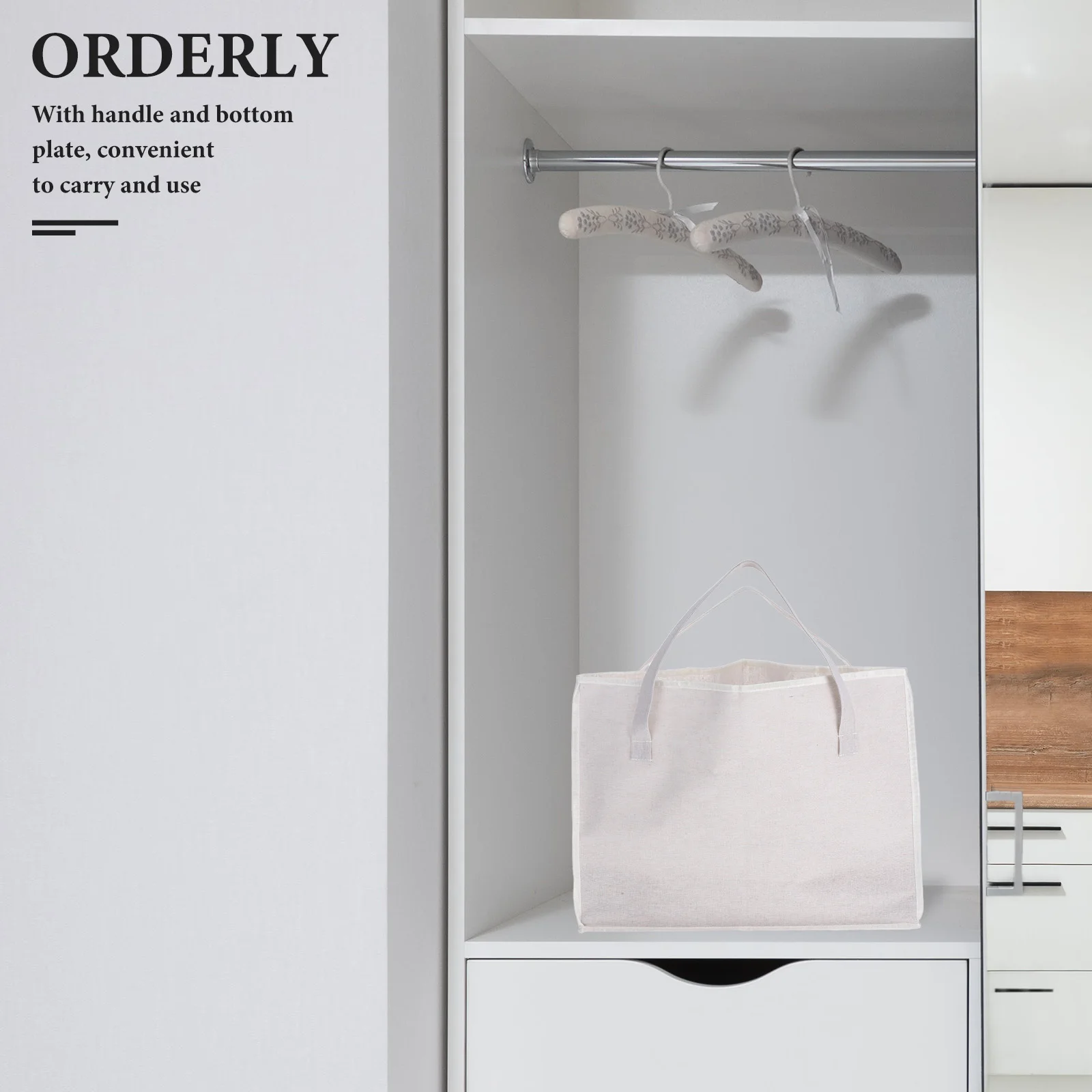 

Hanger Storage Bag Triangular Handles Large Capacity Space Saver Closet Wardrobe Tidy Empty Hanger Holder Clothes