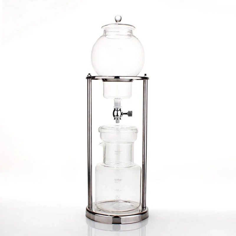 

New Ice Drop Coffee Pot Household Stainless Steel Extractor Ice Drop Pot 5-10 Portions American Coffee Liquid Cold Brew Pot