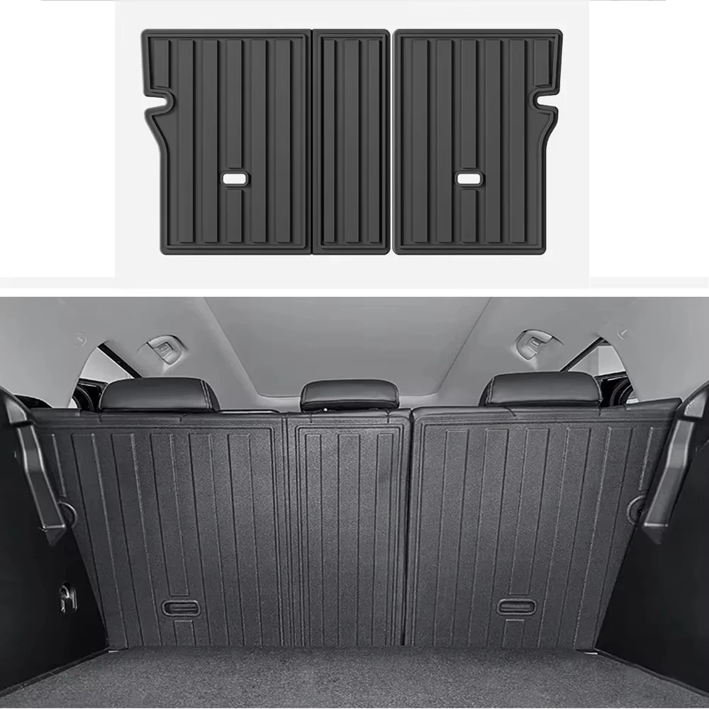 Car Trunk Mat For BAIC BJ30 2024-2025 TPE Floor Mats All Weather Backrest Mat Rear Trunk Pad Cargo Liner Anti Dirty Pads