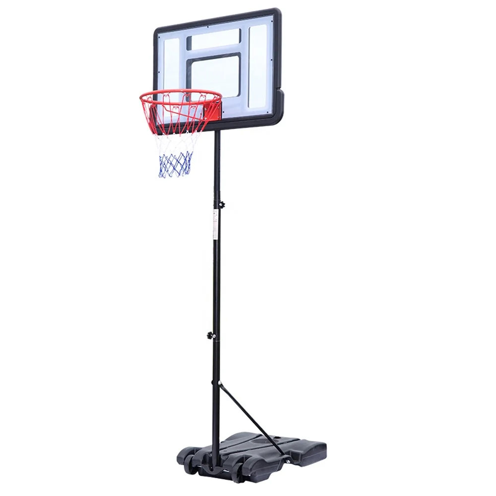 

2025 Mini Professional 10 ft Adjustable Outdoor Portable Moveable Basketball Hoop Stand in Ground Basketball Ring Backboard