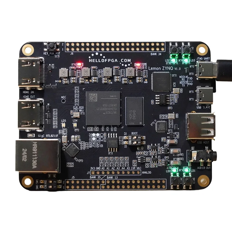 لوحة تطوير جيدة الصنع ZYNQ7020 XC7Z020 FPGA الحد الأدنى من لوحة النظام تعمل على دعم صورة PYNQ - متوافقة