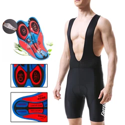 Cuissard à bretelles de cyclisme pour homme, collants de vélo rembourrés respirants, vêtements de VTT Pro Licra, 9D