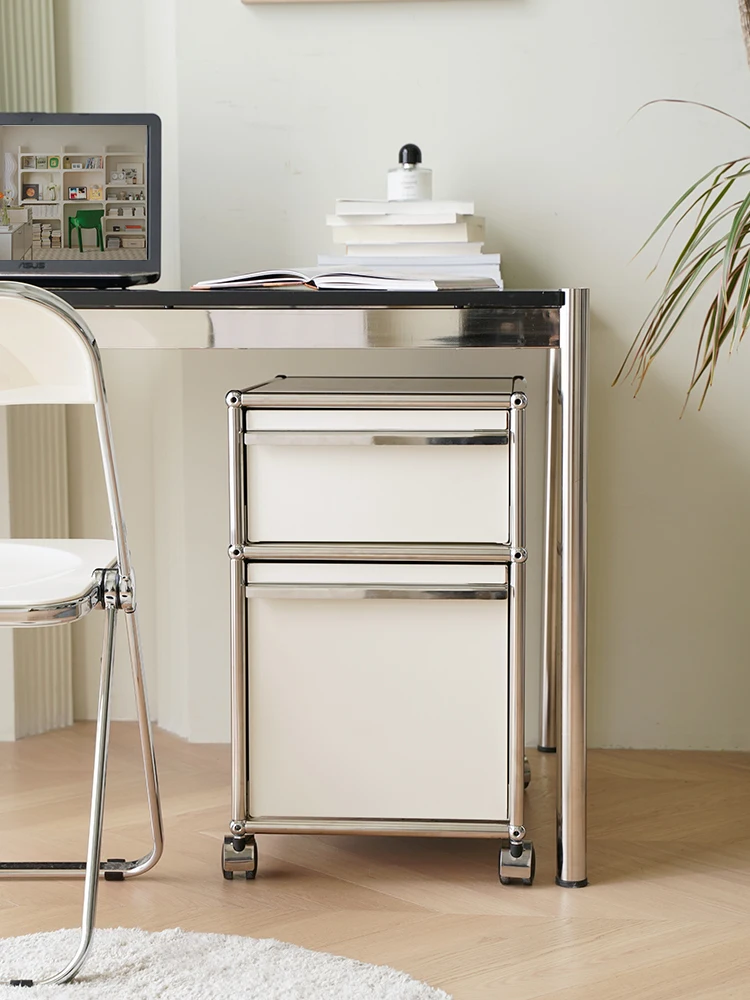 

Office File Cabinet Stainless Steel Mobile Drawer Cabinet