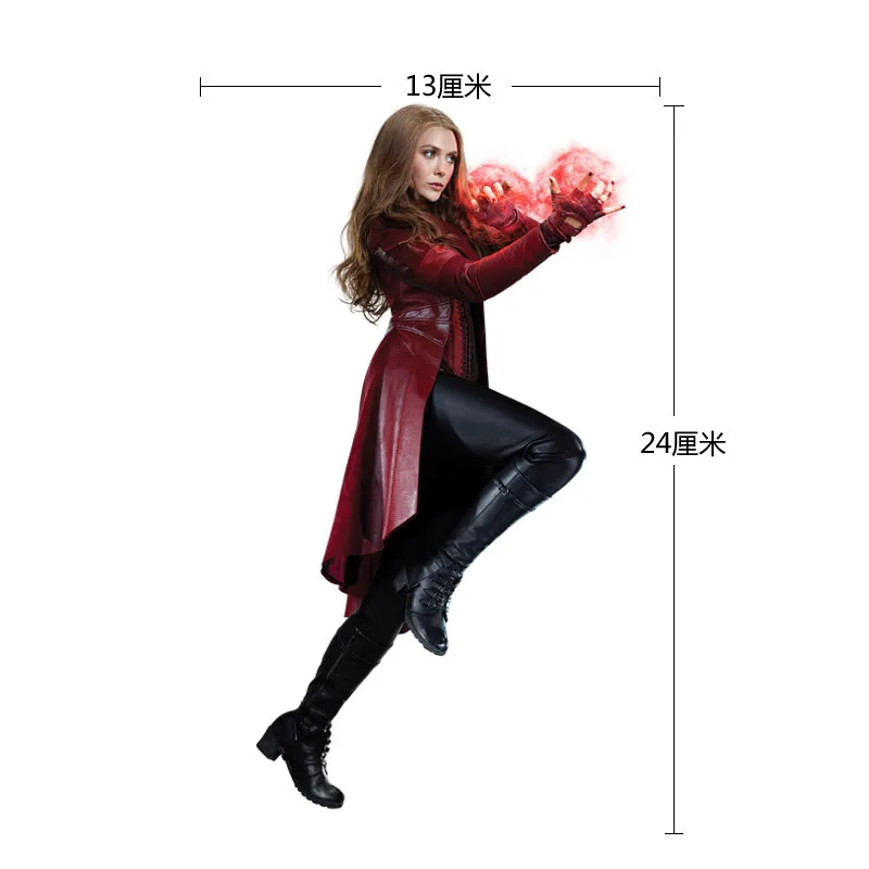 Marvel Legends Avengers Vision Scarlet Witch Spider-Man Iron Man Sticker Waterproof Not Easy To Fall Off Sticker Holiday Gift