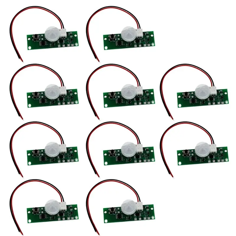 

Модуль контроллера ночного освещения A34R, 10 шт., 3,7 В, инфракрасный датчик движения, солнечная плата управления