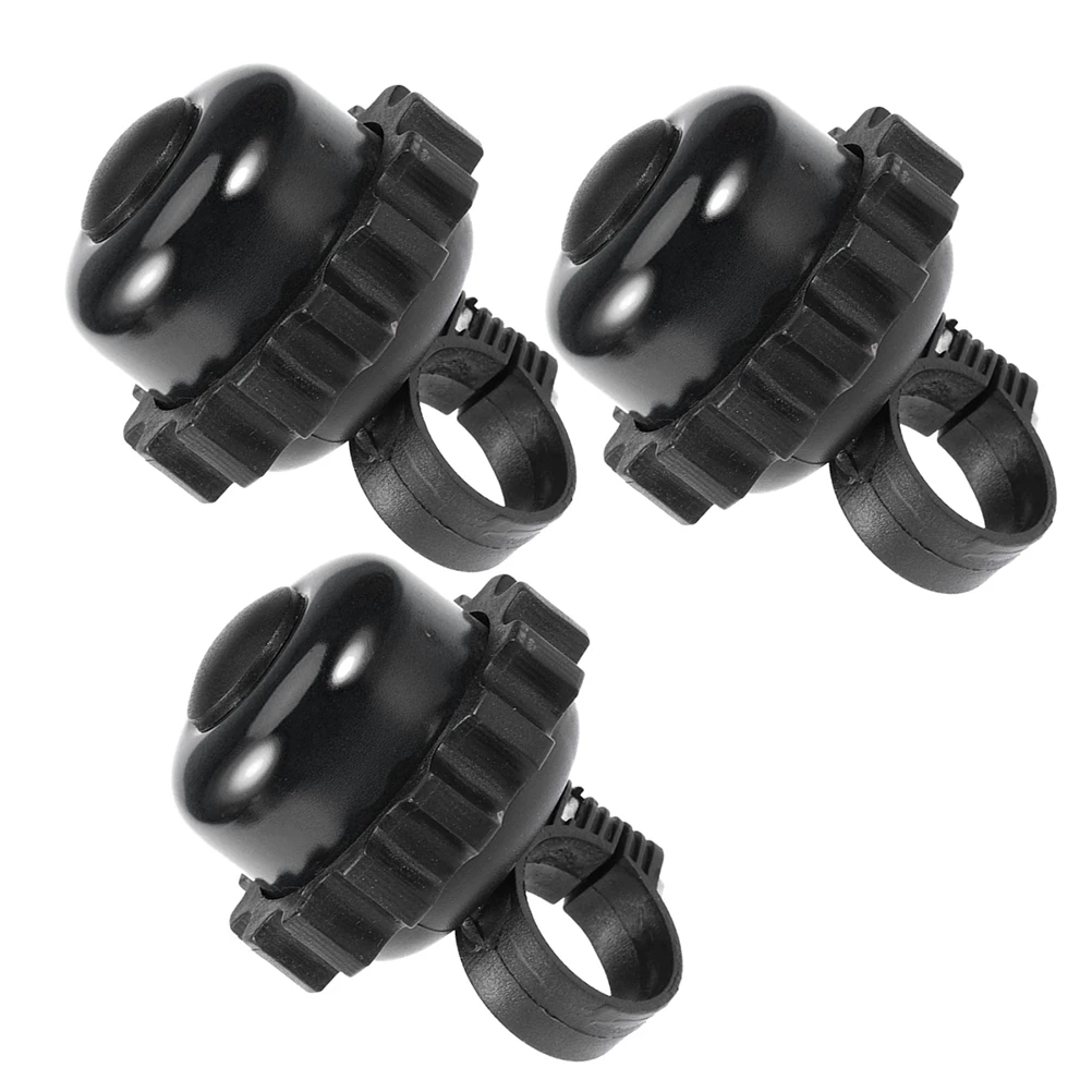 

3pcs Rotating Bell Alloy Anti-Rust Loud Bicycle Horn Bike Accessories Universal Fit Mountain Road Folding Bikes