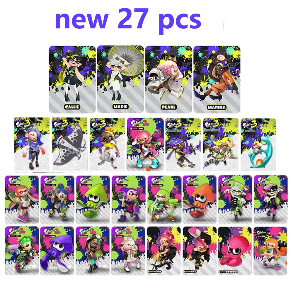 new Pearl Marina Callie Marie Splatoon3 Card Game NFC Card Splatoon 3 Cards NS Switch Splatoon Universal Linkage Card