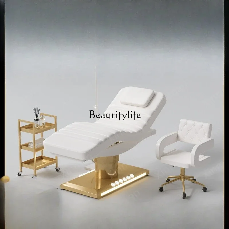 

PJ13New electric beauty bed beauty salon liftable treatment spa massage bed