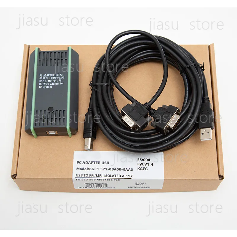 MPI Programming Cable, Compatible with  6GK1571 0BA00, PLC PC Adapter 6ES7972 0CB20 Cable