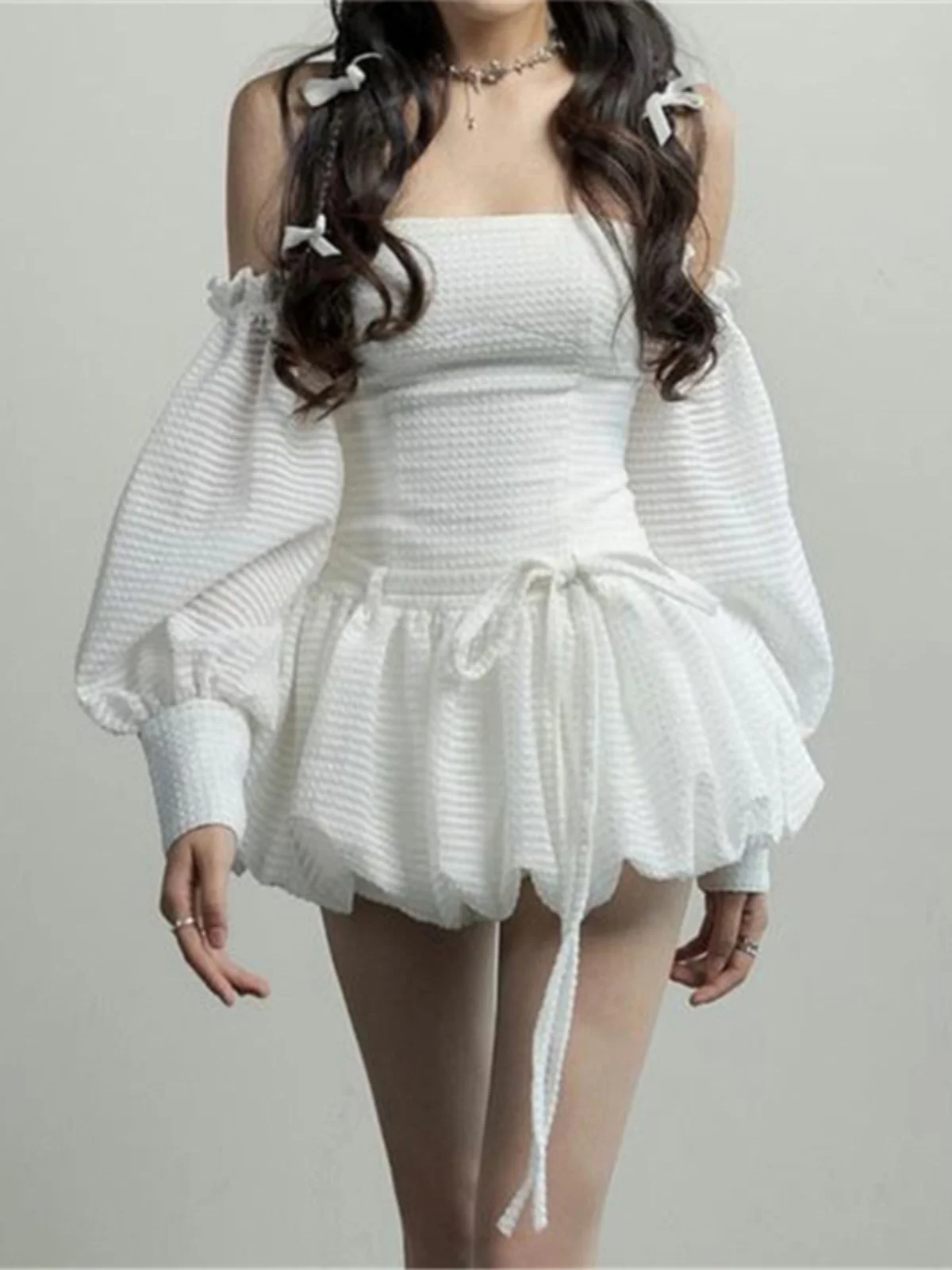 فستان Balletcore مناسب ومتوهج للنساء، صدرية منحوتة، توتو حلوة، تنورة توتو جمالية، حركة فنية، مستوحاة من الأناقة النسائية