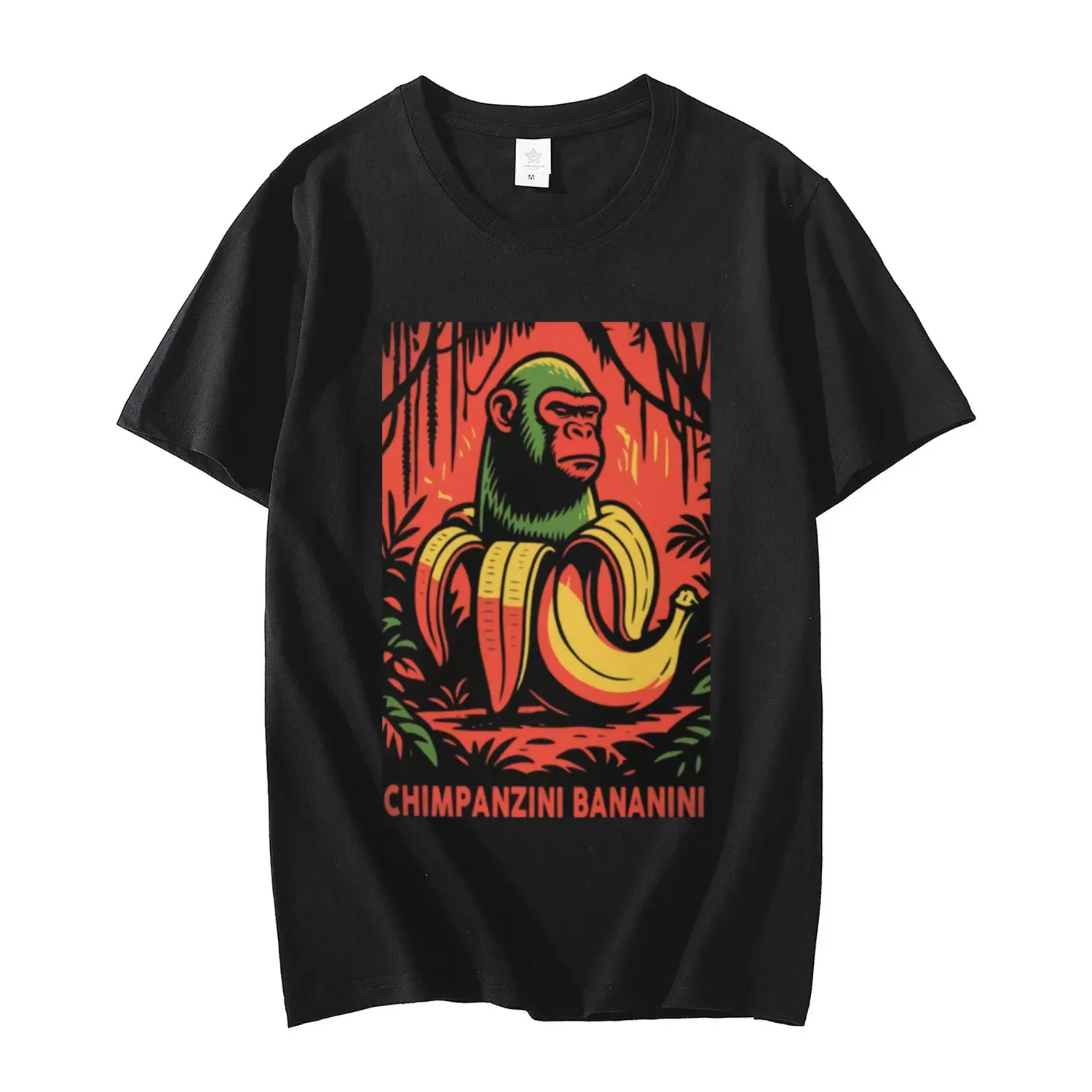 

Chimpanzini Bananini Graphic T Shirts Men's Women's Fashion Oversized Short Sleeve T-shirt High Quality Cotton Clothing T-shirts