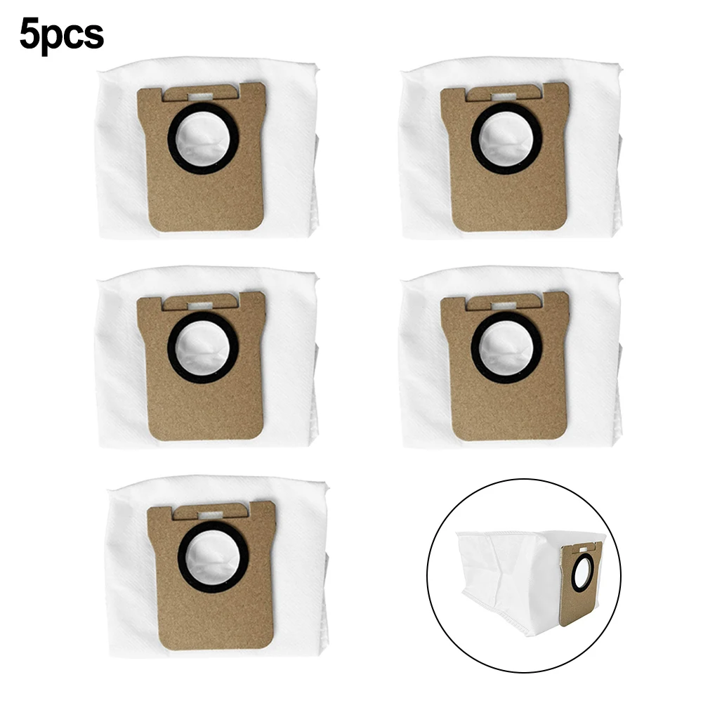 5pcs Vacuum Cleaner Dust Bags For Dreame L10s Pro L10s Ultra Roboter X10 + Vacuum Cleaner Accessories