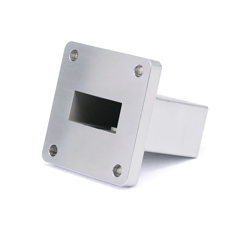 WR-90 to SMA Female Straight Waveguide to Coax Adapters with UBR100 Flange, 8.2 - 12.4GHz