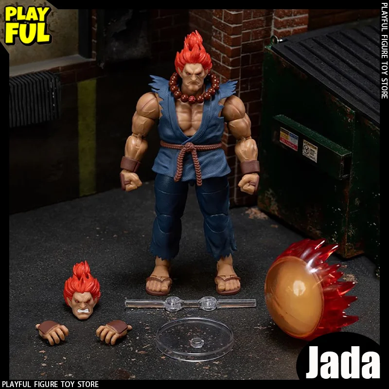 ฟิกเกอร์อนิเมะ จัดจำหน่ายล่วงหน้า ของแท้จาก Jada Street Fighter 2 กุ๊กิ อคุมะ ฟิกเกอร์เกม แอคชั่นฟิกเกอร์ ของเล่นสตรีทไฟท์เตอร์ ของสะสม ของขวัญ