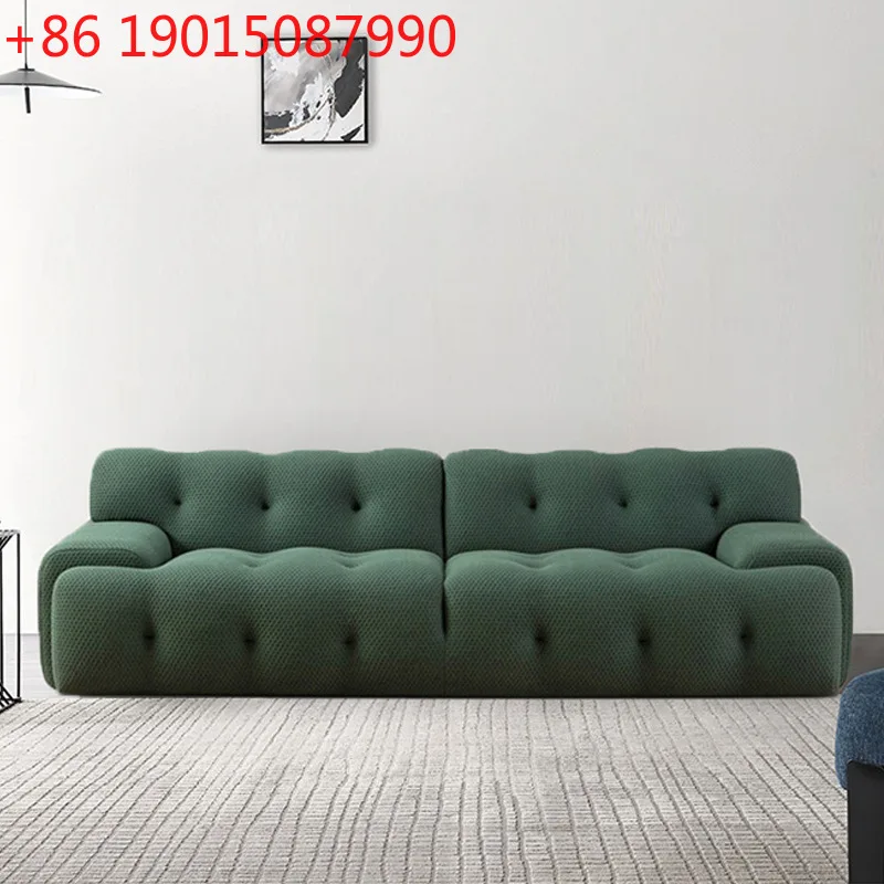 Divano in tessuto minimalista italiano soggiorno semplice e moderno designer creativo divano combinazione villa piccolo appartamento