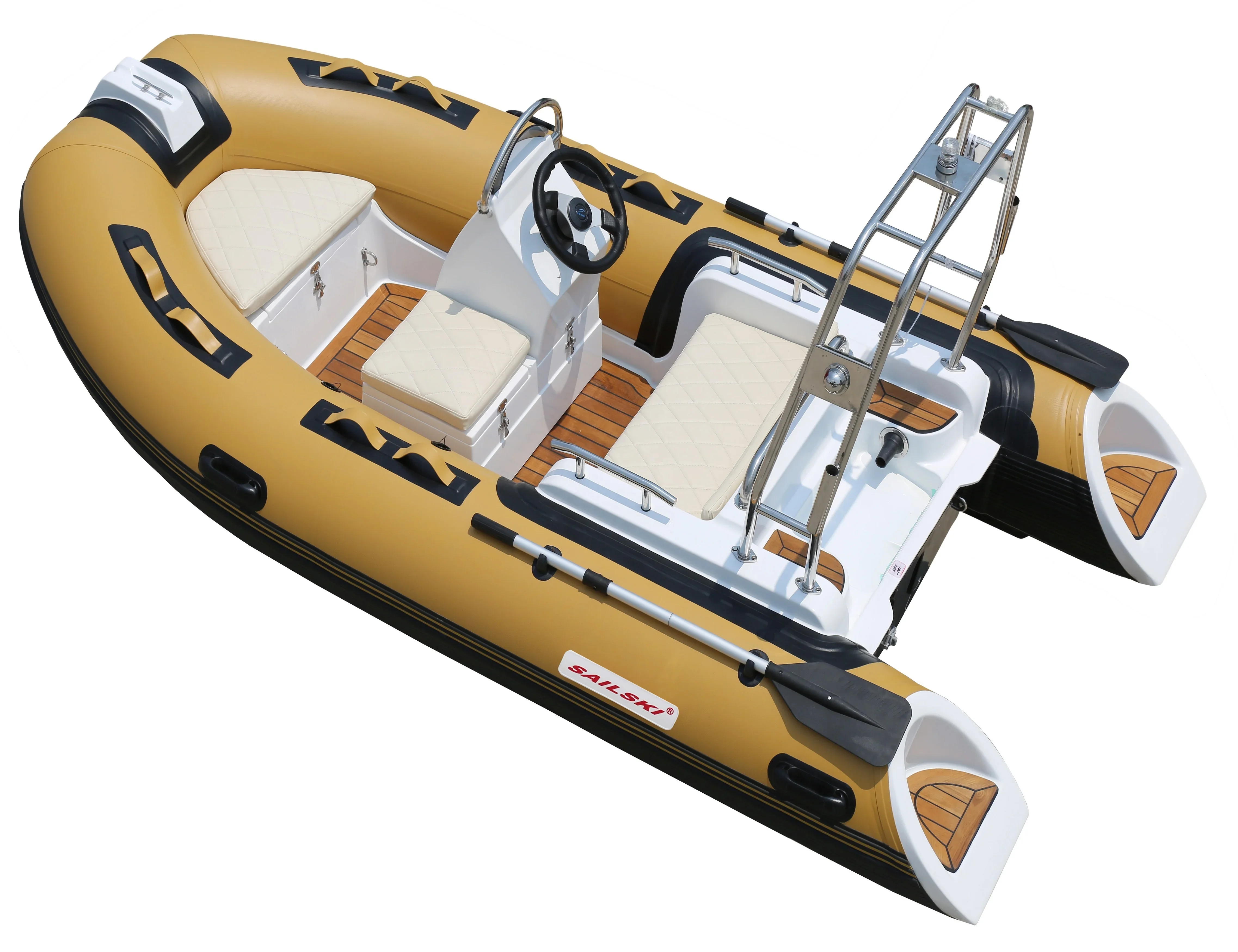 SAILSKI Rigid Inflatable Boat Rib Boat 3.6m/12ft With SAIL 25hp Or 30hp Outboard Motor