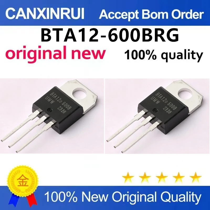 （5pcs-10pcs）Brand new original BTA12-600BRG thyristor