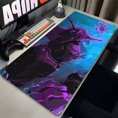Japan Cool Anime Mouse Pad XXL Laptop Gaming Accessories Mousepad New PC E-evangeliones Keyboard Rug Gamer Cabinet Desk Mat