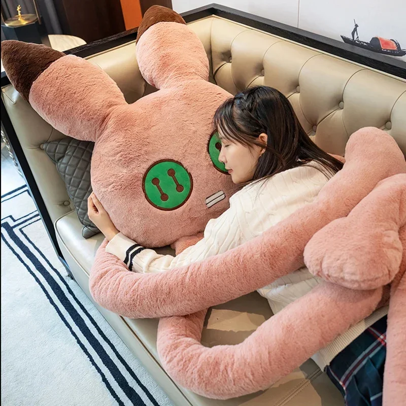 Super Large Anime Long Legs Cute Rabbit Frog Plush Cushion Creative Huge Pillow Home Decoration Children's Birthday Gift