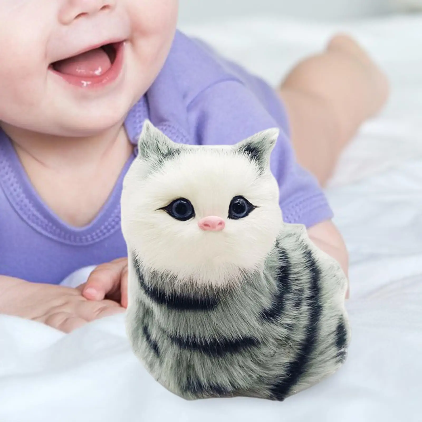 Gato interactivo para mascotas, regalo para niños y niñas, gatito de peluche eléctrico de Pascua para niños