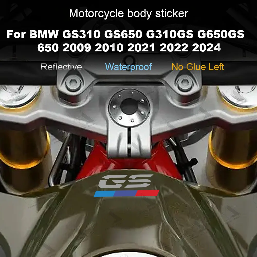 Motorcycle Stickers Reflective Decal GS 310 Accessories 2023 for BMW GS310 GS650 G310GS G650GS G 650 2009 2010 2021 2022 2024