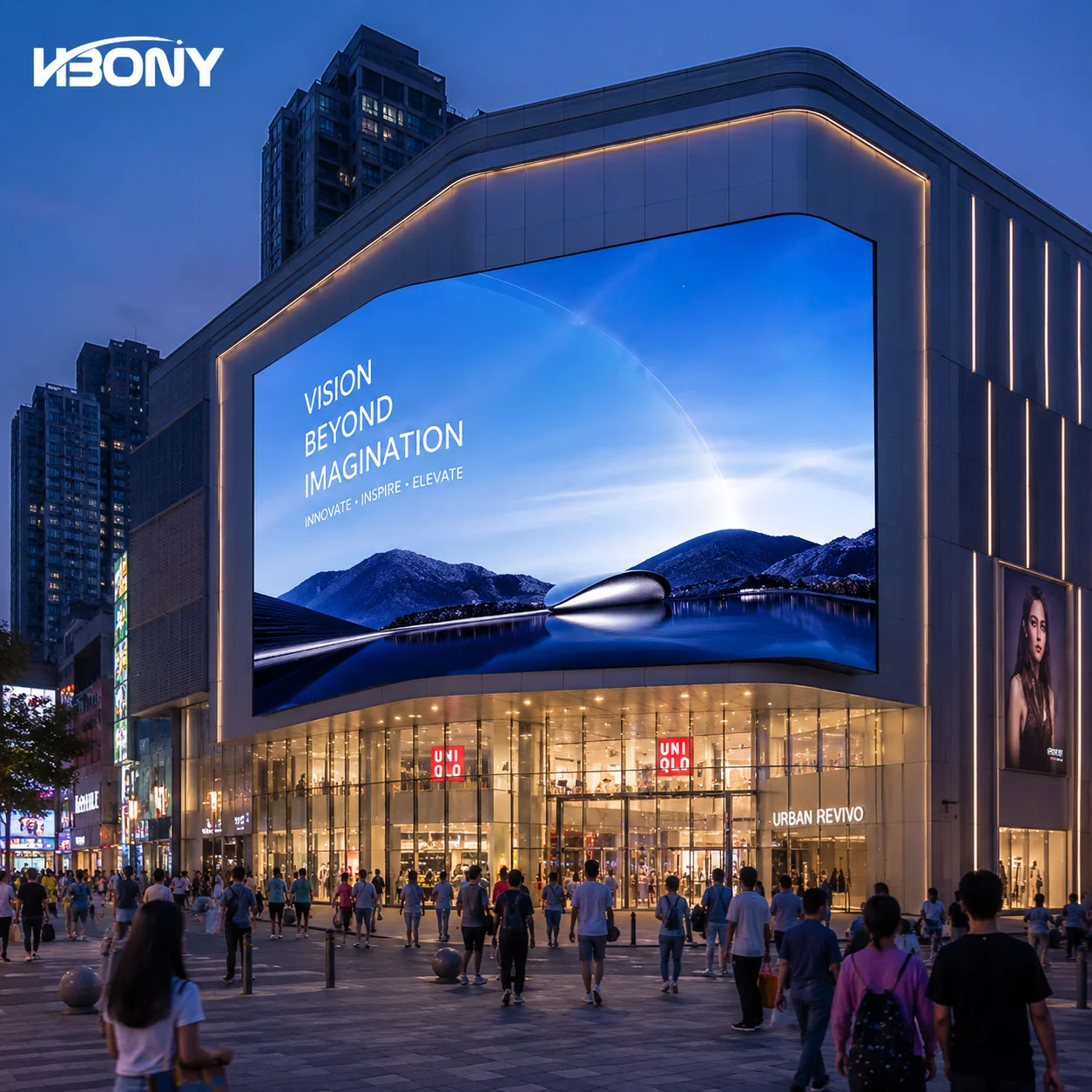 

Professional Outdoor P4 Fixed LED Display Screen IP65 Waterproof High Brightness 6000nits Advertising Billboard Digital Sign HD
