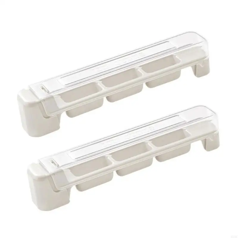 2 piezas Cubos flexible fabricante cubitos bandeja forma rectangular cubitos moldes hx6c