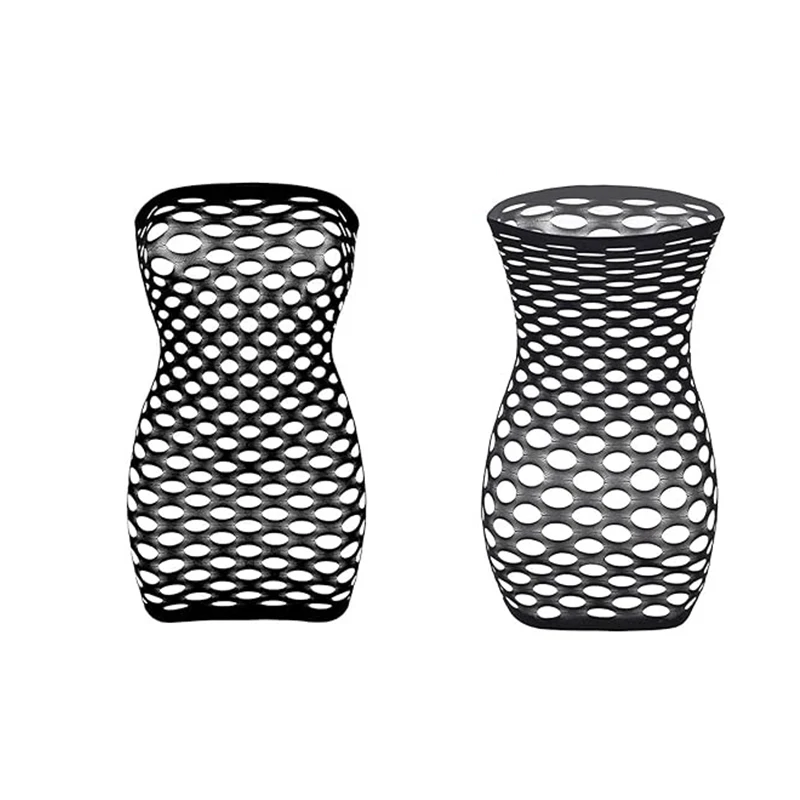 

Прозрачное женское боди-сет из сетки с открытой промежностью, черный комплект нижнего белья