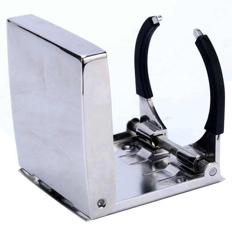 

B0a-tNew Adjustable Stainless Steel Sport Folding Drink Cup Holder For Boat/Car