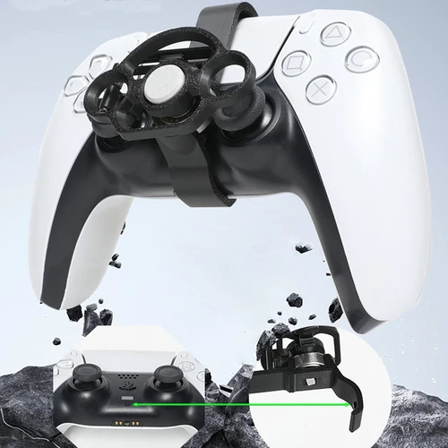 Imagen 2 del producto 1 Uds controlador de juego de carreras accesorio de volante para PS5 Mini volante para PS5 Pro/controlador de juego delgado