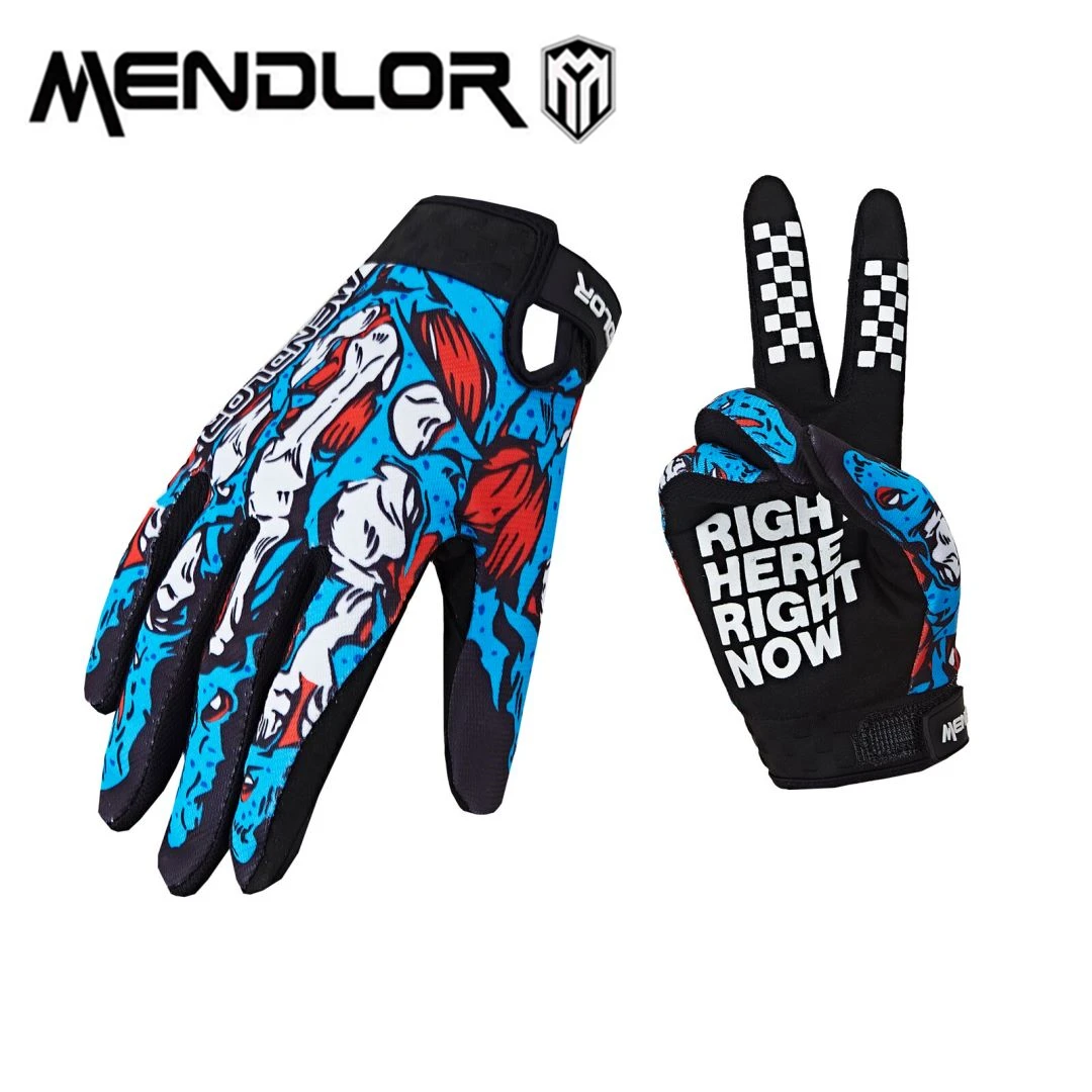 

2024 motorcycle racing breathable quick drying long finger gloves