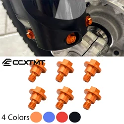 Motorcycle M6*12 Screws Fork Guard Bolt For KTM SX SXF XC XCF XCW EXC EXCF 125-530cc 2000-2022 For Husqvarna TC TE TX FC FE FX