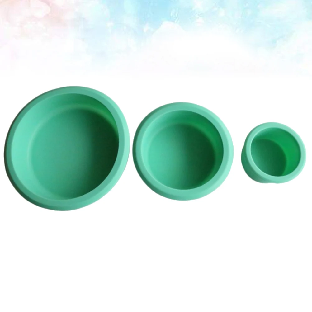 

1 set Silicone Baking Cake Decor Tools Cake Decorating Tool Nonstick Round Shape DIY Molds Set Easy Clean Home Use
