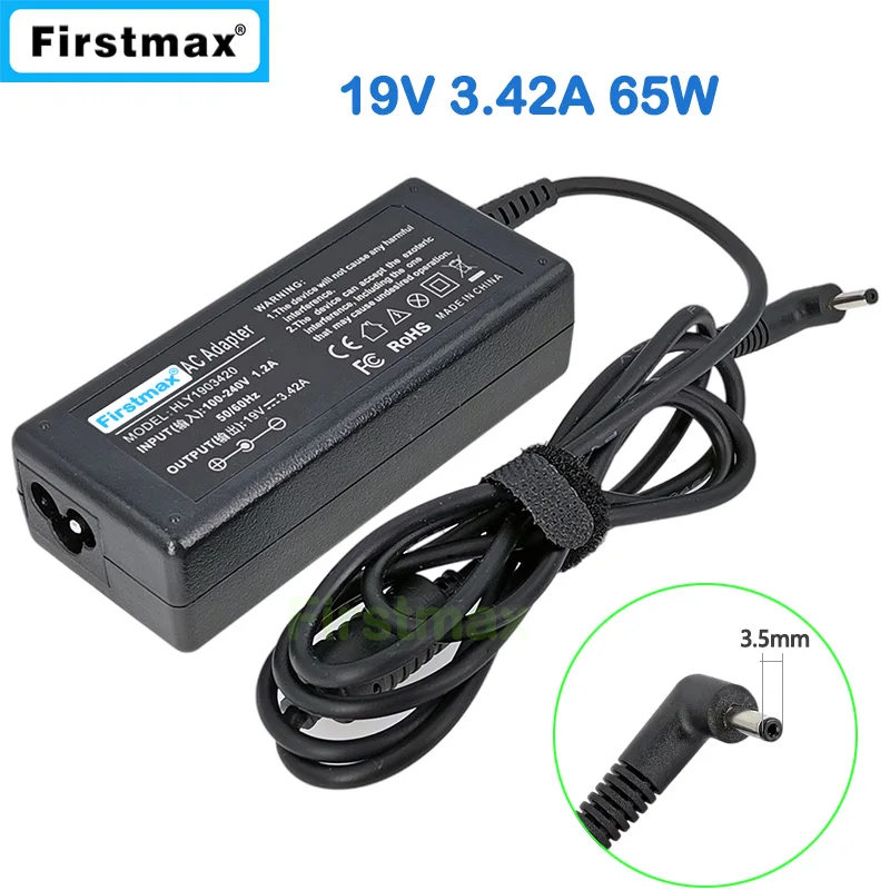 

19V 3.42A 65W Laptop Power Adapter Charger for Medion Akoya E15301 E15302 E15303 E15307 E15308 E16401 E16402 40068634 A18-065N3A