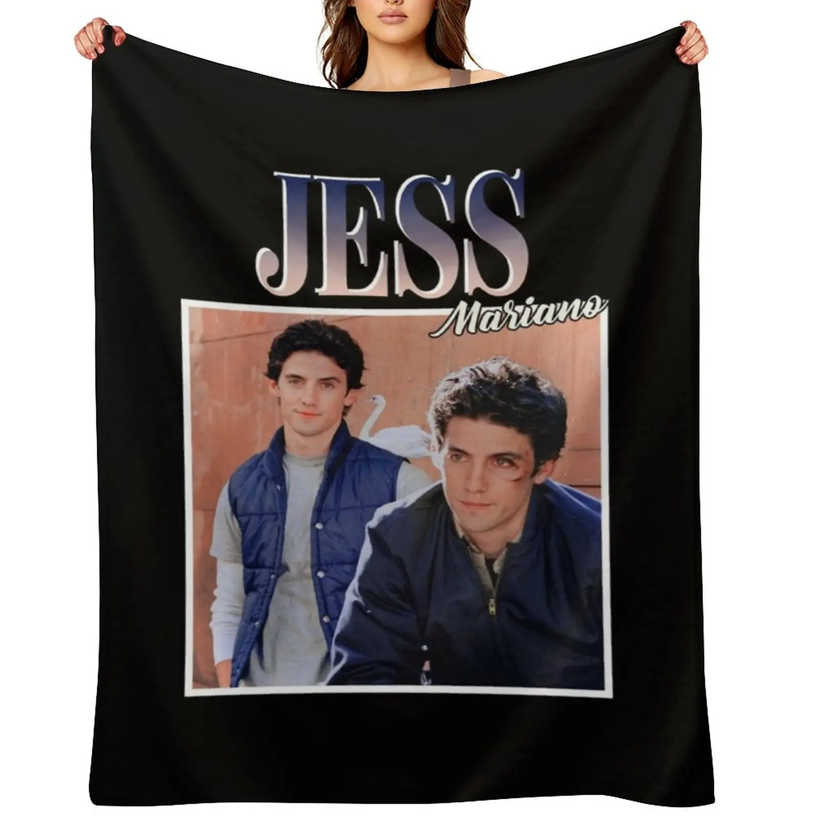 

Jess Mariano 90's Vintage Throw Blanket christmas decoration manga Sofa Decoratives Blankets