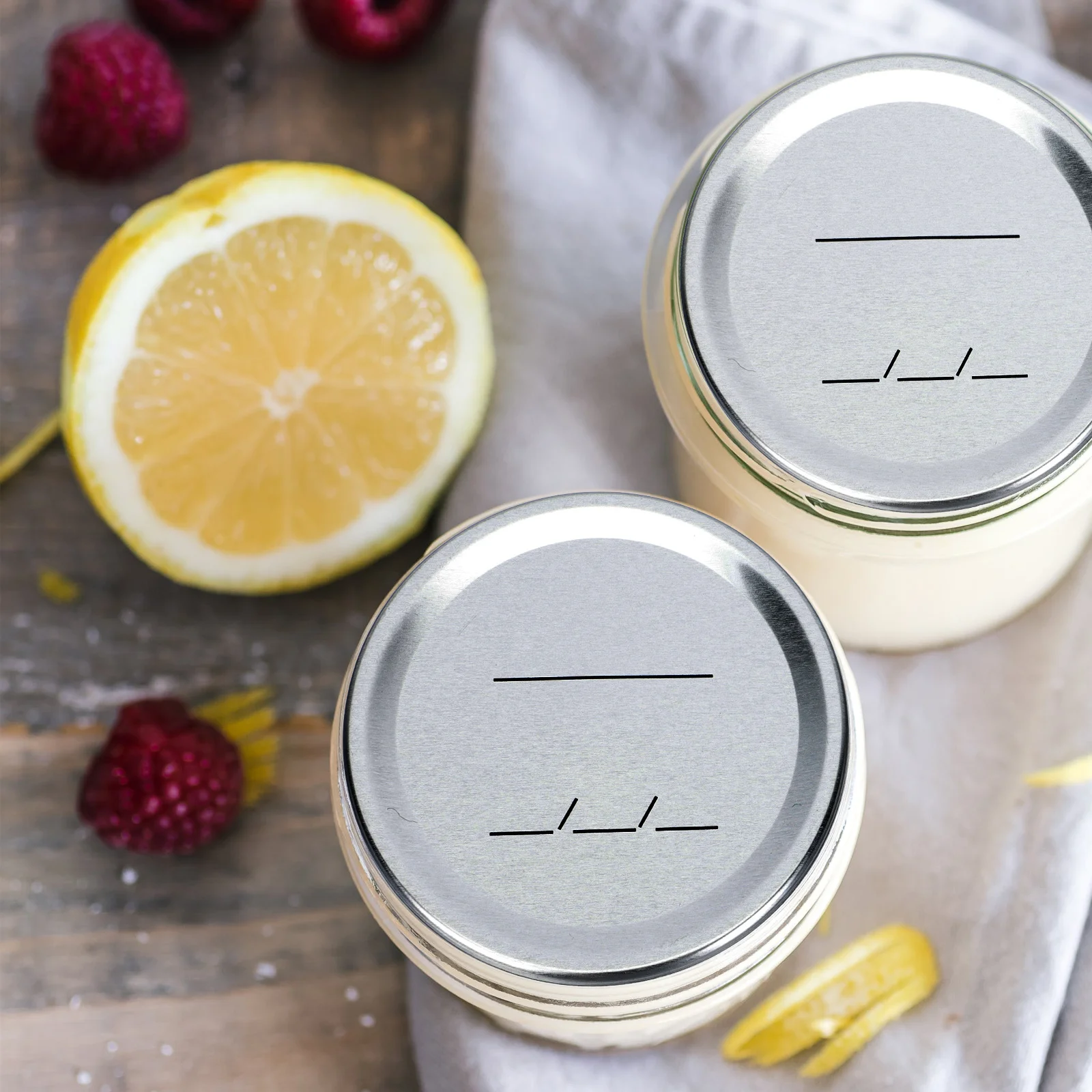 

20pcs Thick Tinplate Can Lids Smooth Edge Leak-Proof Sealing Caps For Mason Jar Storage Canning Lid Discs Silver Kitchen Bar