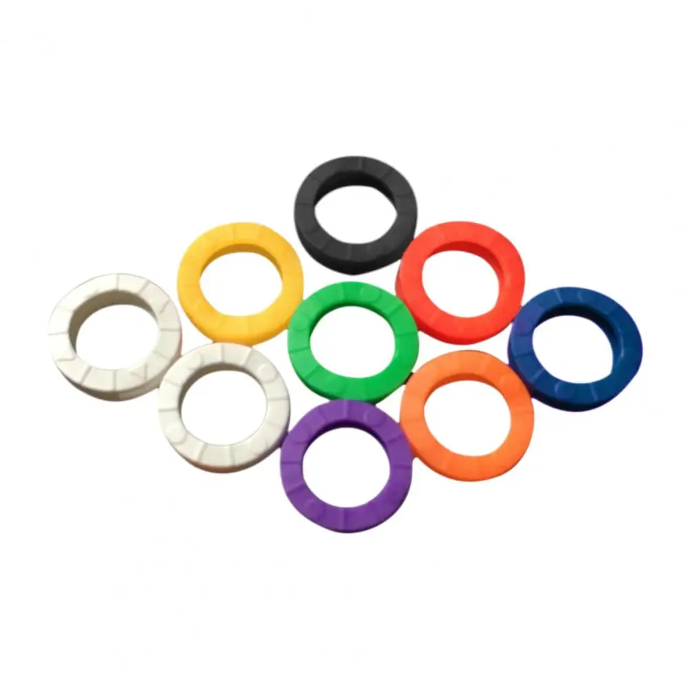 Flexible Key Caps Colorful Key Covers for Easy Organization 32 Pack Soft Rubber Key Identifiers for Standard House Keys