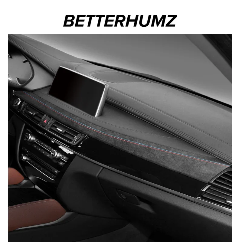 For BMW X5 F15 X6 F16 Made of Alcantara Dashboard Panel Trim